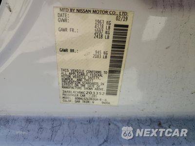 Zdjęcie 15 z 15 samochodu: 2019 NISSAN ALTIMA SR VIN:1N4BL4CV6KC203352 - miniatura