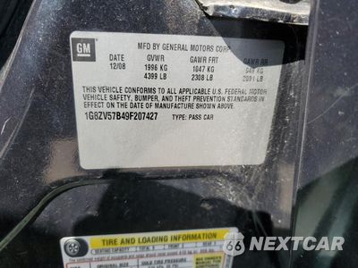 Zdjęcie 12 z 12 samochodu: 2009 SATURN AURA XR VIN:1G8ZV57B49F207427 - miniatura
