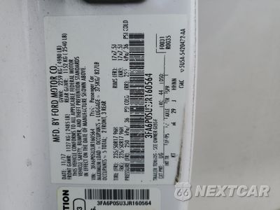 Zdjęcie 23 z 24 samochodu: 2018 FORD FUSION TITANIUM VIN:3FA6P0SU3JR160564 - miniatura