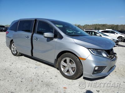 Czwarte zdjęcie samochodu z boku: 2019 HONDA ODYSSEY EX VIN:5FNRL6H53KB003190 - miniatura