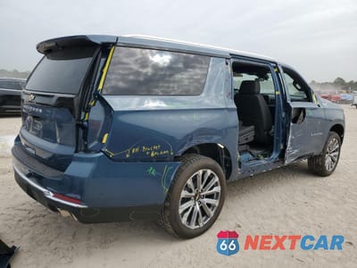 Trzecie zdjęcie samochodu z tyłu: 2025 CHEVROLET SUBURBAN C1500 HIGH COUNTRY VIN:1GNS5GRL6SR161197 - miniatura