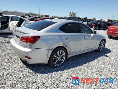 Trzecie zdjęcie samochodu z tyłu: 2007 LEXUS IS 250 VIN:JTHBK262075048942 - miniatura