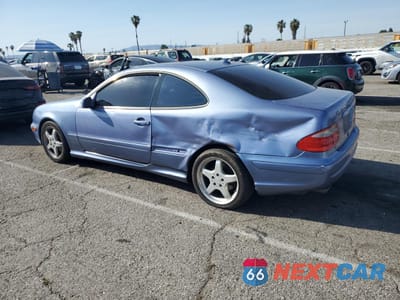 Drugie zdjęcie samochodu z przodu: 2002 MERCEDES-BENZ CLK 430 VIN:WDBLJ70G82T103991 - miniatura