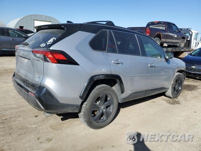 Trzecie zdjęcie samochodu z tyłu: 2019 TOYOTA RAV4 XSE VIN:JTMEWRFVXKD516342 - miniatura