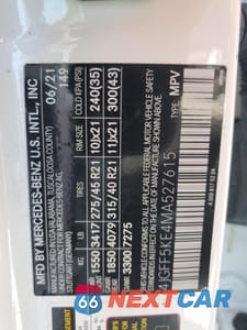 Zdjęcie 13 z 13 samochodu: 2021 MERCEDES-BENZ GLS 450 4MATIC VIN:4JGFF5KE4MA527615 - miniatura