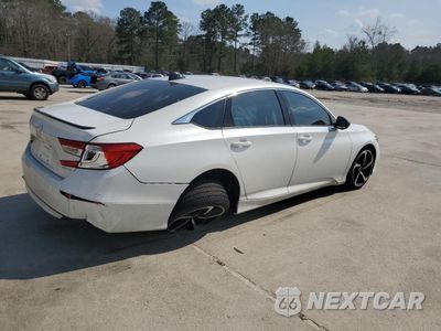 Trzecie zdjęcie samochodu z tyłu: 2022 HONDA ACCORD SPORT VIN:1HGCV1F31NA031895 - miniatura