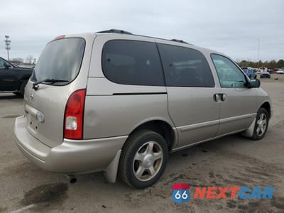 Trzecie zdjęcie samochodu z tyłu: 2001 NISSAN QUEST GXE VIN:4N2ZN15T21D806611 - miniatura