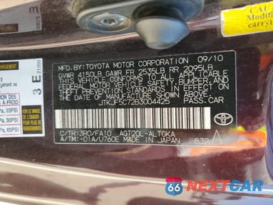 Zdjęcie 12 z 12 samochodu: 2011 TOYOTA SCION TC VIN:JTKJF5C72B3004425 - miniatura