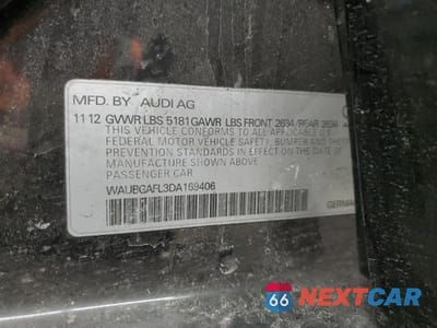 Zdjęcie 13 z 13 samochodu: 2013 AUDI S4 PREMIUM PLUS VIN:WAUBGAFL3DA169406 - miniatura