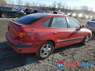 Trzecie zdjęcie samochodu z tyłu: 2001 HYUNDAI ELANTRA GLS VIN:KMHDN55DX3U093341 - miniatura