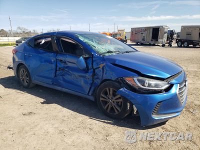 Czwarte zdjęcie samochodu z boku: 2018 HYUNDAI ELANTRA SEL VIN:5NPD84LF6JH321126 - miniatura