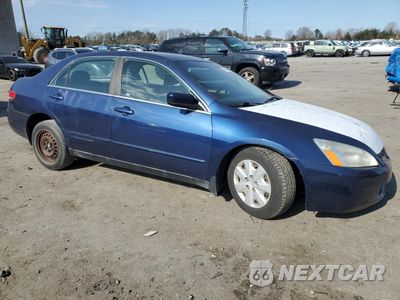 Czwarte zdjęcie samochodu z boku: 2003 HONDA ACCORD LX VIN:1HGCM56353A023273 - miniatura
