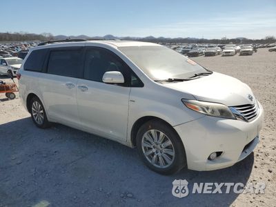 Czwarte zdjęcie samochodu z boku: 2017 TOYOTA SIENNA XLE VIN:5TDDZ3DC1HS171054 - miniatura