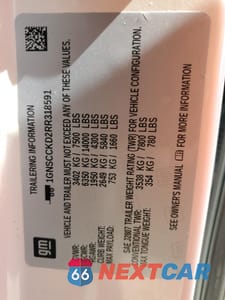 Zdjęcie 16 z 17 samochodu: 2024 CHEVROLET SUBURBAN C1500 LT VIN:1GNSCCKD2RR318591 - miniatura