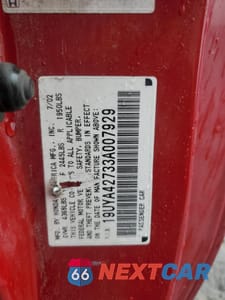 Zdjęcie 14 z 14 samochodu: 2003 ACURA 3.2CL TYPE-S VIN:19UYA42733A007929 - miniatura
