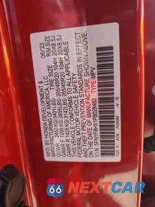 Zdjęcie 15 z 16 samochodu: 2023 HONDA PASSPORT EXL VIN:5FNYF8H51PB028482 - miniatura