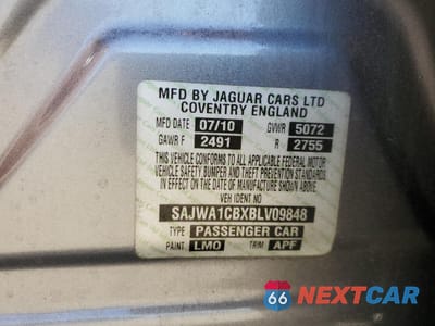 Zdjęcie 13 z 13 samochodu: 2011 JAGUAR XJ VIN:SAJWA1CBXBLV09848 - miniatura
