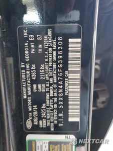 Zdjęcie 12 z 12 samochodu: 2015 KIA OPTIMA EX VIN:5XXGN4A76FG398308 - miniatura