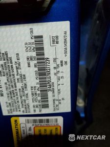 Zdjęcie 12 z 12 samochodu: 2019 FORD FUSION SE VIN:3FA6P0LU7KR277239 - miniatura