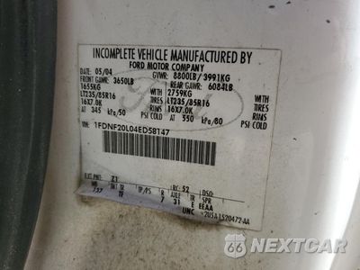 Zdjęcie 13 z 13 samochodu: 2004 FORD F250 SUPER DUTY VIN:1FDNF20L04ED58147 - miniatura
