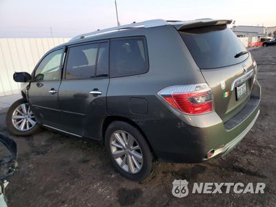 Drugie zdjęcie samochodu z przodu: 2010 TOYOTA HIGHLANDER HYBRID VIN:JTEBW3EH8A2045874 - miniatura