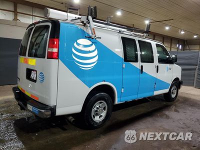 Trzecie zdjęcie samochodu z tyłu: 2014 CHEVROLET EXPRESS G2500 VIN:1GCWGFCA2E1158919 - miniatura