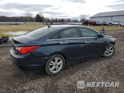 Trzecie zdjęcie samochodu z tyłu: 2011 HYUNDAI SONATA SE VIN:5NPEC4AC1BH011611 - miniatura