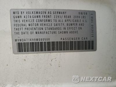 Zdjęcie 12 z 12 samochodu: 2009 VOLKSWAGEN RABBIT VIN:WVWDA71K99W080500 - miniatura