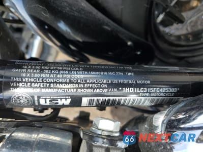 Zdjęcie 8 z 9 samochodu: 2015 HARLEY-DAVIDSON XL1200 FORTY-EIGHT VIN:1HD1LC315FC425303 - miniatura