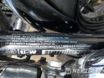Zdjęcie 8 z 9 samochodu: 2015 HARLEY-DAVIDSON XL1200 FORTY-EIGHT VIN:1HD1LC315FC425303 - miniatura