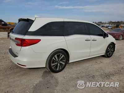Trzecie zdjęcie samochodu z tyłu: 2019 HONDA ODYSSEY ELITE VIN:5FNRL6H91KB053203 - miniatura