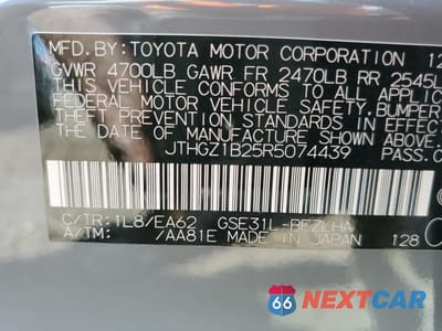 Zdjęcie 12 z 13 samochodu: 2024 LEXUS IS 350 F SPORT DESIGN VIN:JTHGZ1B25R5074439 - miniatura