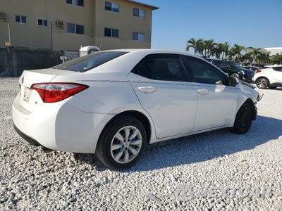 Trzecie zdjęcie samochodu z tyłu: 2016 TOYOTA COROLLA L VIN:2T1BURHE9GC706398 - miniatura