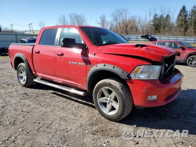 Czwarte zdjęcie samochodu z boku: 2012 DODGE RAM 1500 SPORT VIN:1C6RD7MT7CS240591 - miniatura