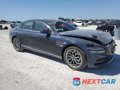 Czwarte zdjęcie samochodu z boku: 2021 GENESIS G80 BASE VIN:KMTGB4SC9MU074203 - miniatura
