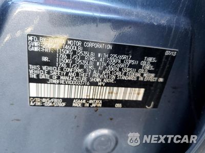 Zdjęcie 12 z 12 samochodu: 2013 TOYOTA RAV4 LE VIN:JTMBFREVXDD033716 - miniatura