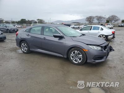 Czwarte zdjęcie samochodu z boku: 2018 HONDA CIVIC LX VIN:19XFC2F56JE201832 - miniatura