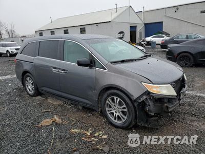 Czwarte zdjęcie samochodu z boku: 2012 HONDA ODYSSEY EX VIN:5FNRL5H41CB044470 - miniatura