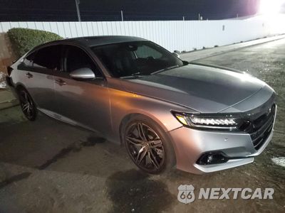 Czwarte zdjęcie samochodu z boku: 2021 HONDA ACCORD TOURING VIN:1HGCV2F92MA013544 - miniatura