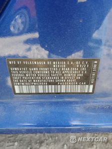Zdjęcie 12 z 13 samochodu: 2023 VOLKSWAGEN JETTA SE VIN:3VW7M7BU7PM026546 - miniatura