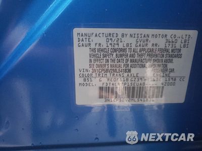 Zdjęcie 13 z 14 samochodu: 2021 NISSAN KICKS S VIN:3N1CP5BV2ML541836 - miniatura