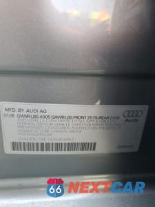 Zdjęcie 12 z 12 samochodu: 2006 AUDI A4 3.2 QUATTRO VIN:WAUDG78E16A065462 - miniatura