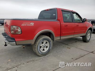 Trzecie zdjęcie samochodu z tyłu: 2003 FORD F150 SUPERCREW VIN:1FTRW08673KA53088 - miniatura