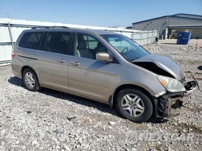 Czwarte zdjęcie samochodu z boku: 2007 HONDA ODYSSEY EXL VIN:5FNRL38777B445476 - miniatura