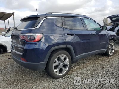 Trzecie zdjęcie samochodu z tyłu: 2021 JEEP COMPASS LIMITED VIN:3C4NJCCB1MT581406 - miniatura