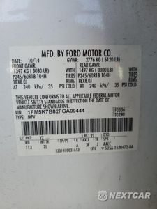 Zdjęcie 13 z 15 samochodu: 2015 FORD EXPLORER VIN:1FM5K7B82FGA99444 - miniatura