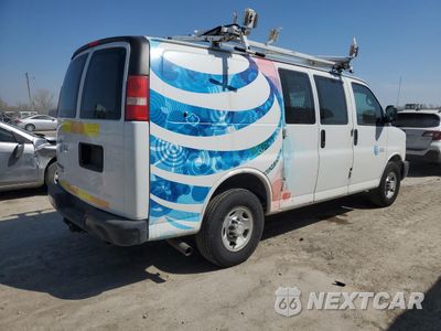 Trzecie zdjęcie samochodu z tyłu: 2015 CHEVROLET EXPRESS G2500 VIN:1GCWGFCF5F1145840 - miniatura