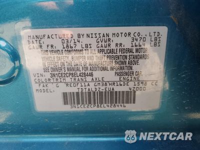 Zdjęcie 13 z 13 samochodu: 2014 NISSAN VERSA NOTE S VIN:3N1CE2CP8EL428446 - miniatura