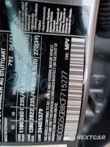 Zdjęcie 13 z 13 samochodu: 2012 MERCEDES-BENZ GLK 350 VIN:WDCGG5GB8CF775277 - miniatura