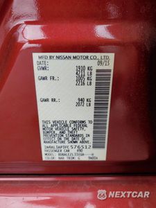 Zdjęcie 14 z 14 samochodu: 2015 NISSAN ALTIMA 2.5 VIN:1N4AL3AP3FC576512 - miniatura